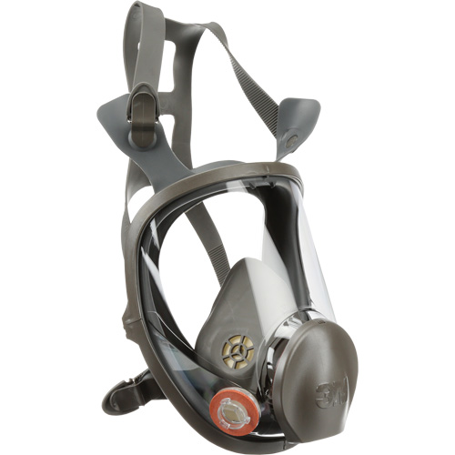 6000 Series Full Facepiece Reusable Respirator, Elastomer/Silicone/Thermoplastic, Large Action Paper