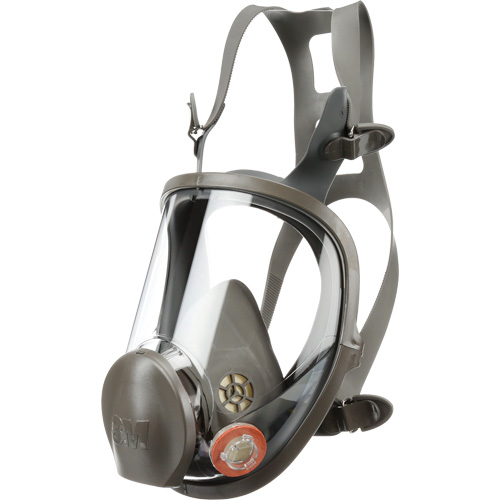 6000 Series Full Facepiece Reusable Respirator, Elastomer/Silicone/Thermoplastic, Large Action Paper
