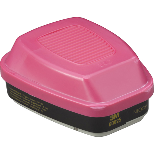 Cartouches pour respirateur s&eacute;rie 6000, Cartouche gaz/vapeur, Formald&eacute;hyde/P100 Action Paper