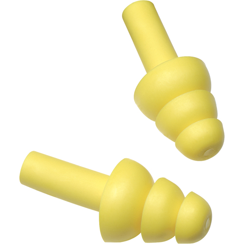 E-A-R Ultrafit Premolded Earplugs, Uncorded, Bulk - Polybag, 25 dB NRR, One-Size Action Paper