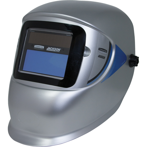 Masque de soudage FAA variable WH40, 3,77" lo x 1,65" la Champ de vision, Teinte 9 - 13, Argent Action Paper