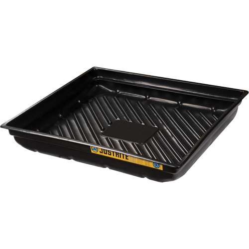 EcoPolyBlend Spill Tray, 37.75" L x 34" W x 5.5" H, 23 US gal. Spill Capacity Action Paper