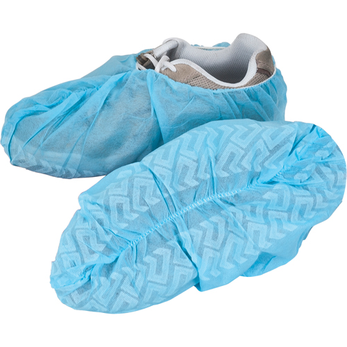Shoe Covers, X-Large, Polypropylene, Blue Action Paper