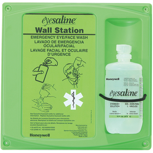 Saline Eyewash Wall Station, Single Action Paper