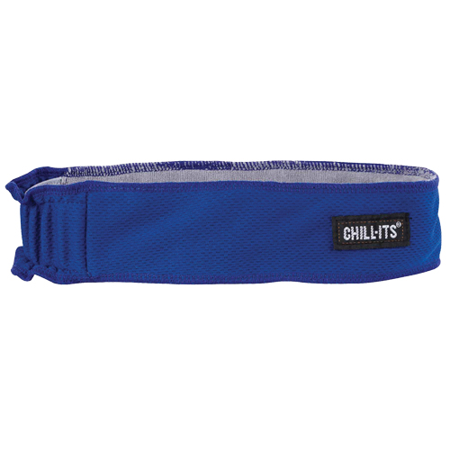 Chill-Its&reg; 6605 Cooling Headbands, Blue Action Paper