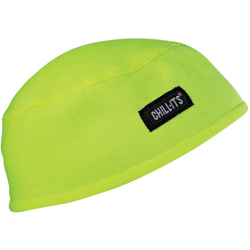 Chill-Its&reg; 6630 Cooling Skull Caps, Hi-Vis Lime Action Paper