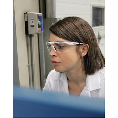 Z1500 Series Safety Glasses, Clear Lens, Anti-Scratch, Meets/Exceeds CSA Z94.3 Action Paper