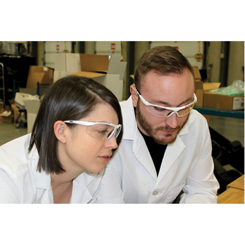 Z1500 Series Safety Glasses, Clear Lens, Anti-Scratch, Meets/Exceeds CSA Z94.3 Action Paper