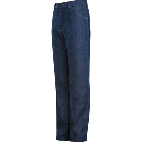 Flame-Resistant Relaxed Fit Denim Jeans, 32, x 37, Blue, 18 cal/cm² Action Paper