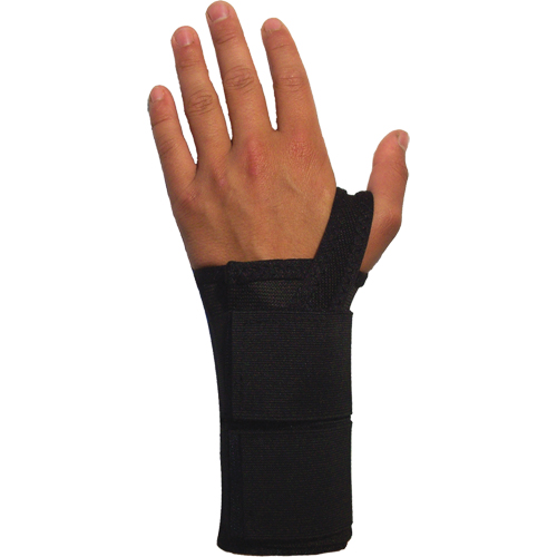 Dual Elastic Wrist Supports, Elastic, Left Hand, Small Action Paper