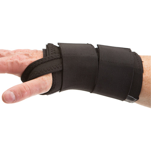 Dual Elastic Wrist Supports, Elastic, Left Hand, Small Action Paper