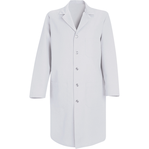 Lab Coats, Poly-Cotton, 32, White Action Paper