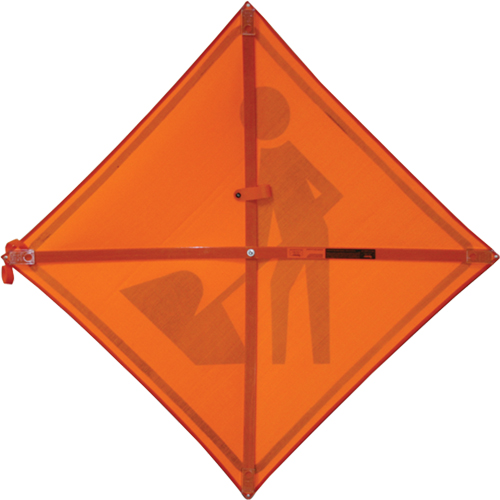 Tilt-Adjust Cross Ribs Sign Supports Action Paper
