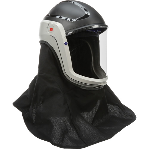 Assemblage de casque Versaflo avec visi&egrave;re de premi&egrave;re qualit&eacute; et enveloppe r&eacute;sistante aux flammes, Universel, Casque rigide, Bavette Simple Action Paper