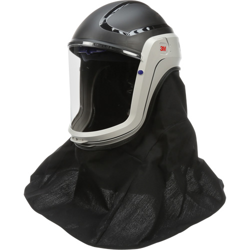 Assemblage de casque Versaflo avec visi&egrave;re de premi&egrave;re qualit&eacute; et enveloppe r&eacute;sistante aux flammes, Universel, Casque rigide, Bavette Simple Action Paper