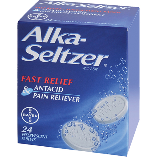 Alka Seltzer&reg; Antacid Action Paper