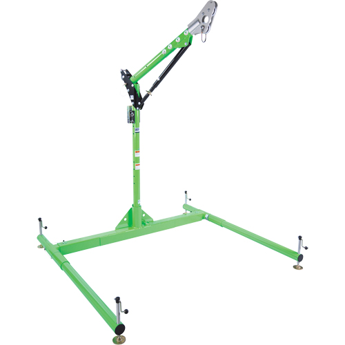Confined Space 5-Piece Davit Hoist System Action Paper
