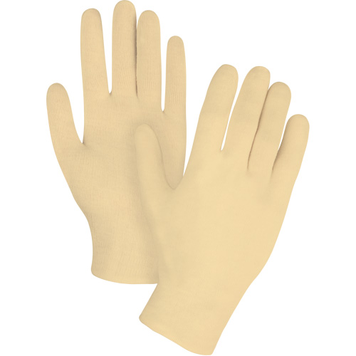 Heavyweight Inspection Gloves, Cotton, Hemmed Cuff, Ladies Action Paper