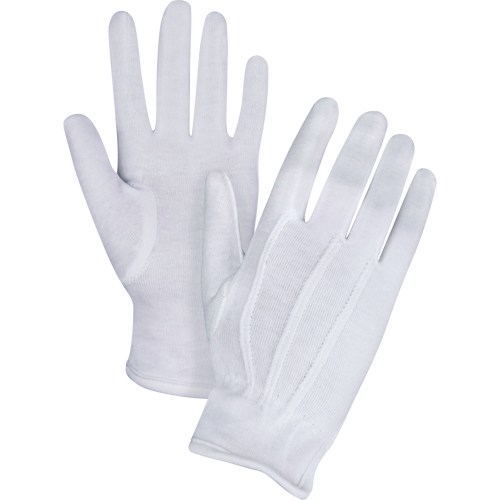 Parade/Waiter's Gloves, Cotton, Hemmed Cuff, X-Large Action Paper
