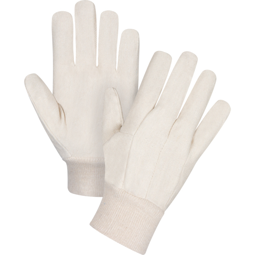 Cotton Canvas Gloves, 8 oz., Medium Action Paper
