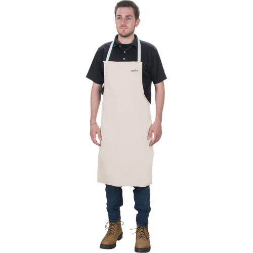 Apron, Cotton, 36" L x 29" W, Natural Action Paper