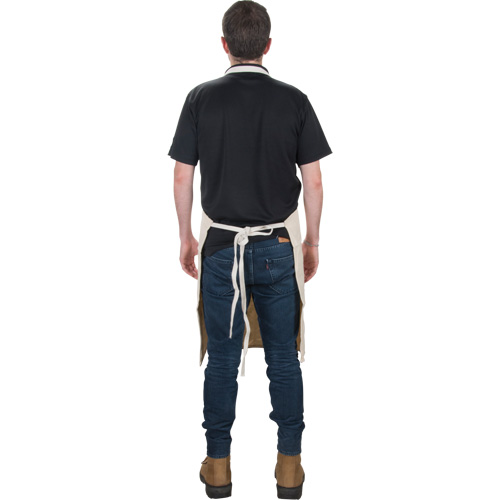 Apron, Cotton, 36" L x 29" W, Natural Action Paper