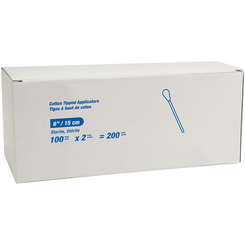 6" Cotton Tipped Applicators Action Paper