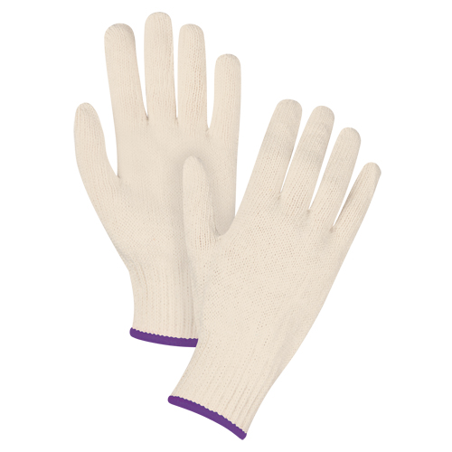 Gants en tricot d'usage standard, Poly/coton, Calibre 7, T-petit Action Paper