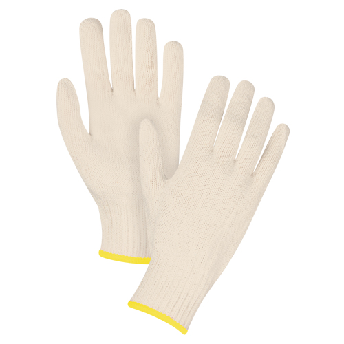 Heavyweight String Knit Gloves, Poly/Cotton, 7 Gauge, 2X-Large Action Paper