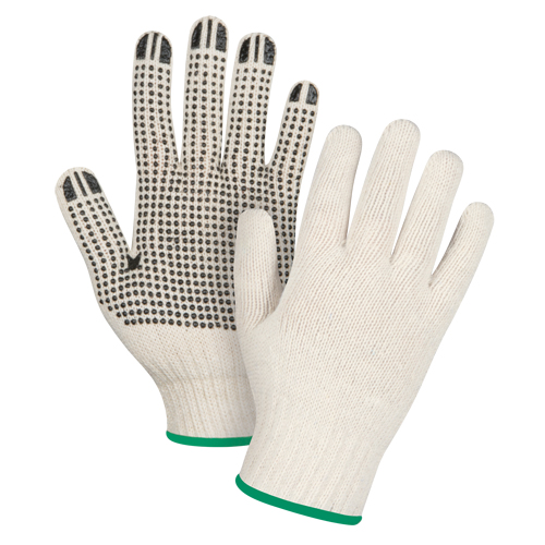 Gants tricot&eacute;s de poids lourd, Poly/coton, Un c&ocirc;t&eacute;, Calibre 7, Moyen Action Paper
