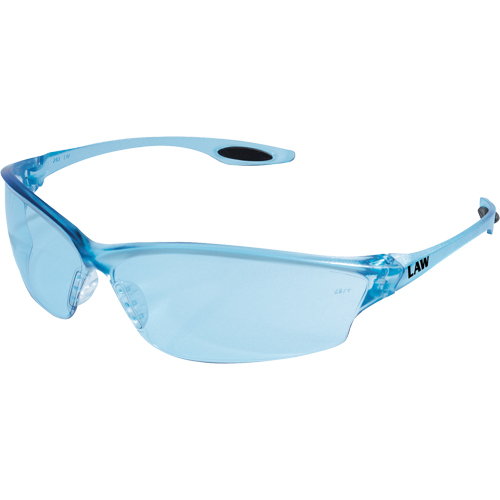 Law&reg; 2 Safety Glasses, Blue Lens, Anti-Scratch, ANSI Z87+ Action Paper