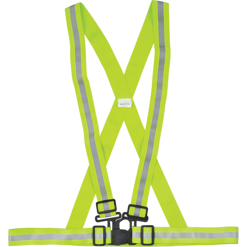Harnais de s&eacute;curit&eacute; d'usage standard, Jaune lime haute visibilit&eacute;, Couleur r&eacute;fl&eacute;chissante Argent, 3T-Grand Action Paper
