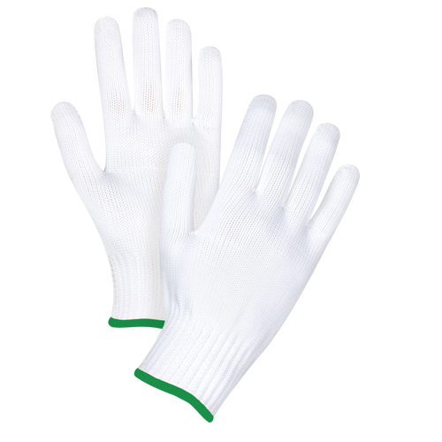 Gants tricot&eacute;s sans couture, Polyester, Calibre 10, Moyen Action Paper