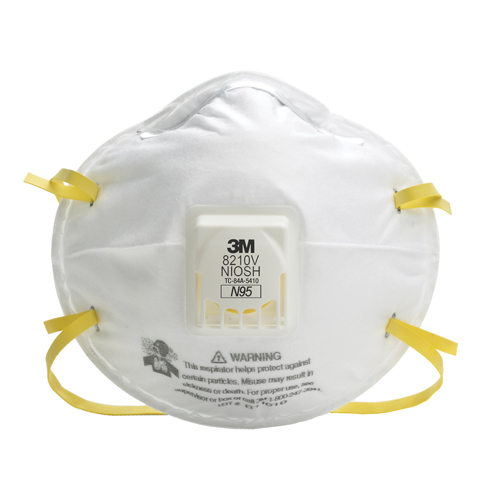 Respirateurs contre les particules 8210V, N95, Certifi&eacute; NIOSH Action Paper