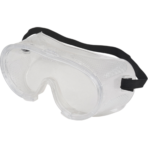 Z300 Safety Goggles, Clear Lens, Anti-Scratch, Direct Vent Action Paper
