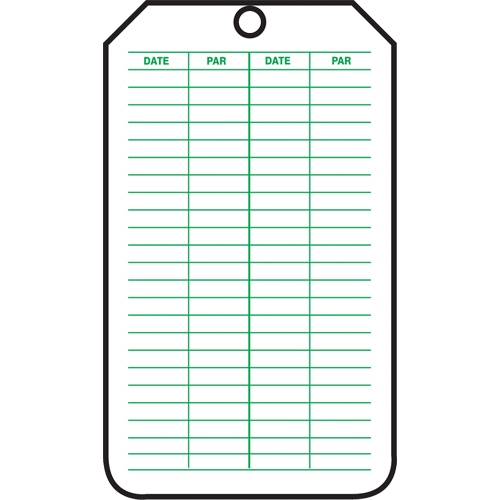 Inspection Tags, Plastic, 3-1/8" W x 5-7/8" H, French Action Paper