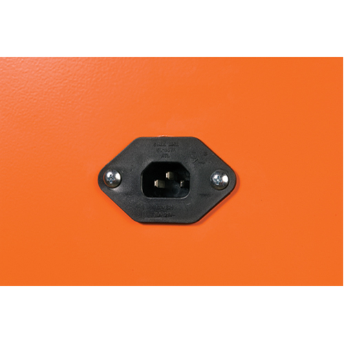 Emergency Preparedness Storage Cabinets, Steel, 4 Shelves, 65" H x 43" W x 18" D, Orange Action Paper