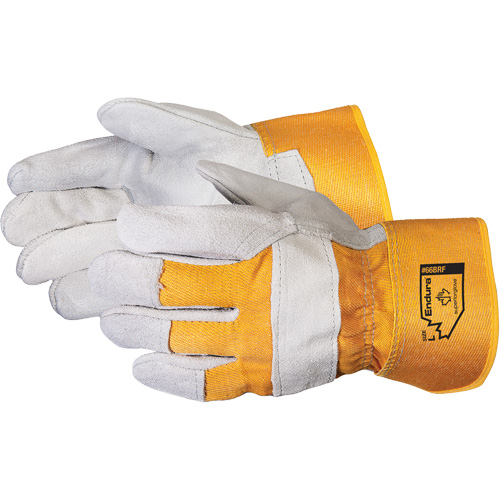 Endura&reg; Winter Split Fitters Gloves, One Size, Split Cowhide Palm, Foam Fleece Inner Lining Action Paper