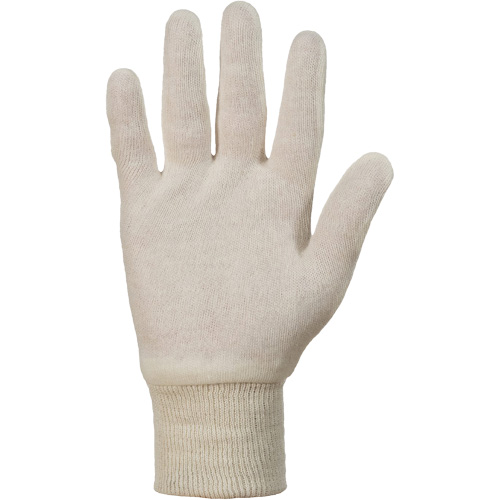 Superior&reg; ML80K Knit Gloves, One Size, White, Unlined, Knit Wrist Action Paper