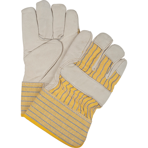 Superior Warmth Winter-Lined Fitters Gloves, Large, Grain Cowhide Palm, Thinsulate Inner Lining Action Paper