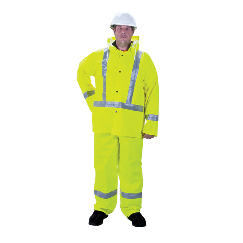 Imperm&eacute;able pour la circulation de premi&egrave;re qualit&eacute; RZ900, Polyester/PVC, Moyen, Jaune lime Action Paper