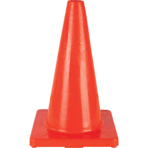 C&ocirc;ne de couleur pour la signalisation, 18", Orange Action Paper