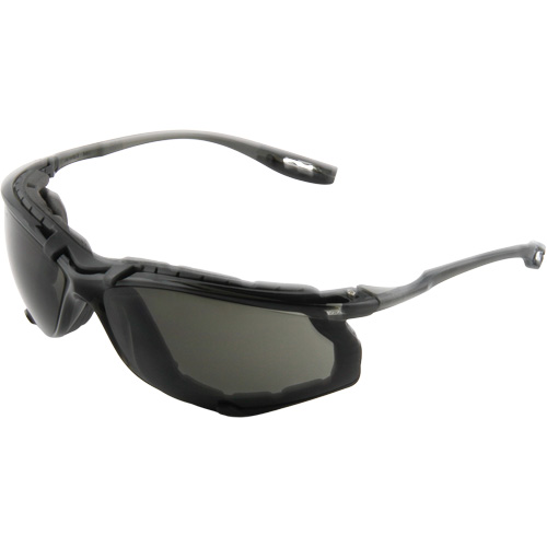Virtua Safety Glasses with Foam Gasket, Grey/Smoke Lens, Anti-Fog, ANSI Z87+/Meets/Exceeds CSA Z94.3 Action Paper
