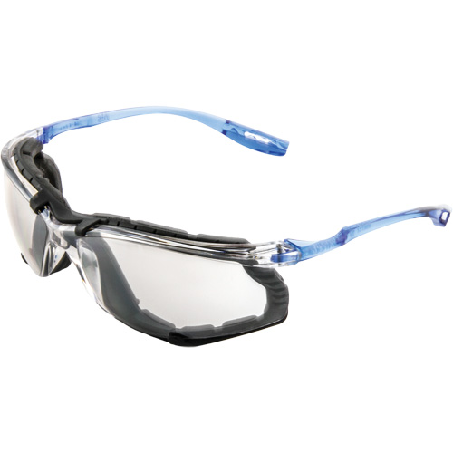 Virtua Safety Glasses with Foam Gasket, Indoor/Outdoor Mirror Lens, Anti-Fog, ANSI Z87+/Meets/Exceeds CSA Z94.3 Action Paper