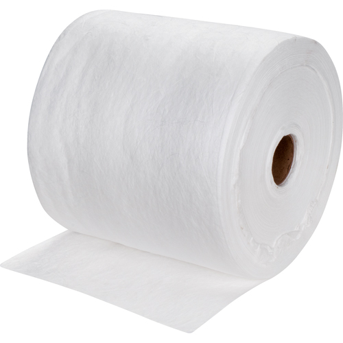Premium Meltblown Sorbent Rolls, Mediumweight, 150' L x 15" W, 20 gal. Absorbancy Action Paper