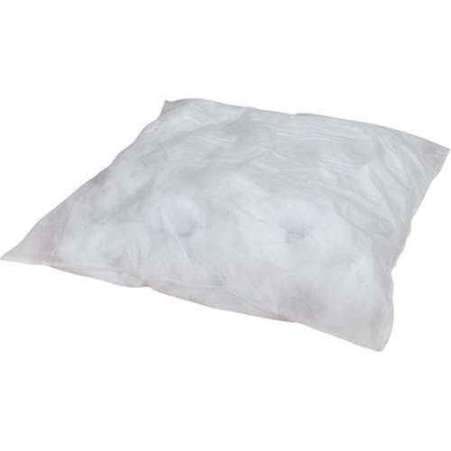 Sorbent Pillow, Oil Only, 18" L x 18" W, 40 gal. Absorbency/Pkg. Action Paper