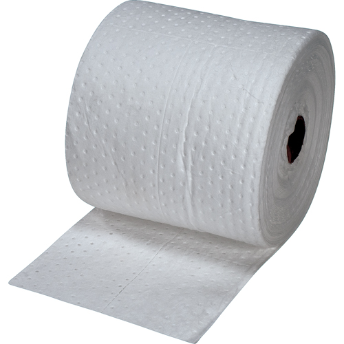 Premium Laminated (SMS) Sorbent Rolls, Heavyweight, 150' L x 15" W, 25 gal. Absorbancy Action Paper