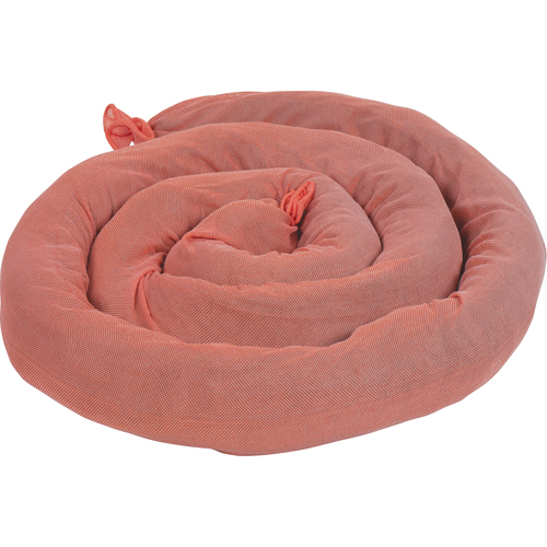 Sorbents Socks, Hazmat, 50 gal. Absorbancy, 3" W x 8' L, Pack of 15 Action Paper