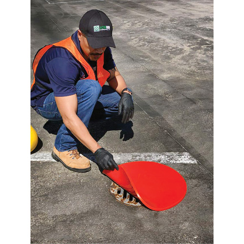 Tapis pour drain Ultra-Drain Seals, Circulaire, 30" dia. Action Paper