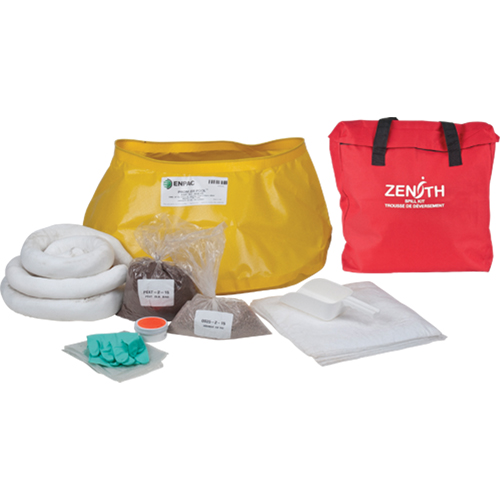 Trousse de lutte contre les d&eacute;versements de premi&egrave;re qualit&eacute; pour l'ouest du canada, Huile seulement, Sac, Absorbance de 17 gal. US Action Paper